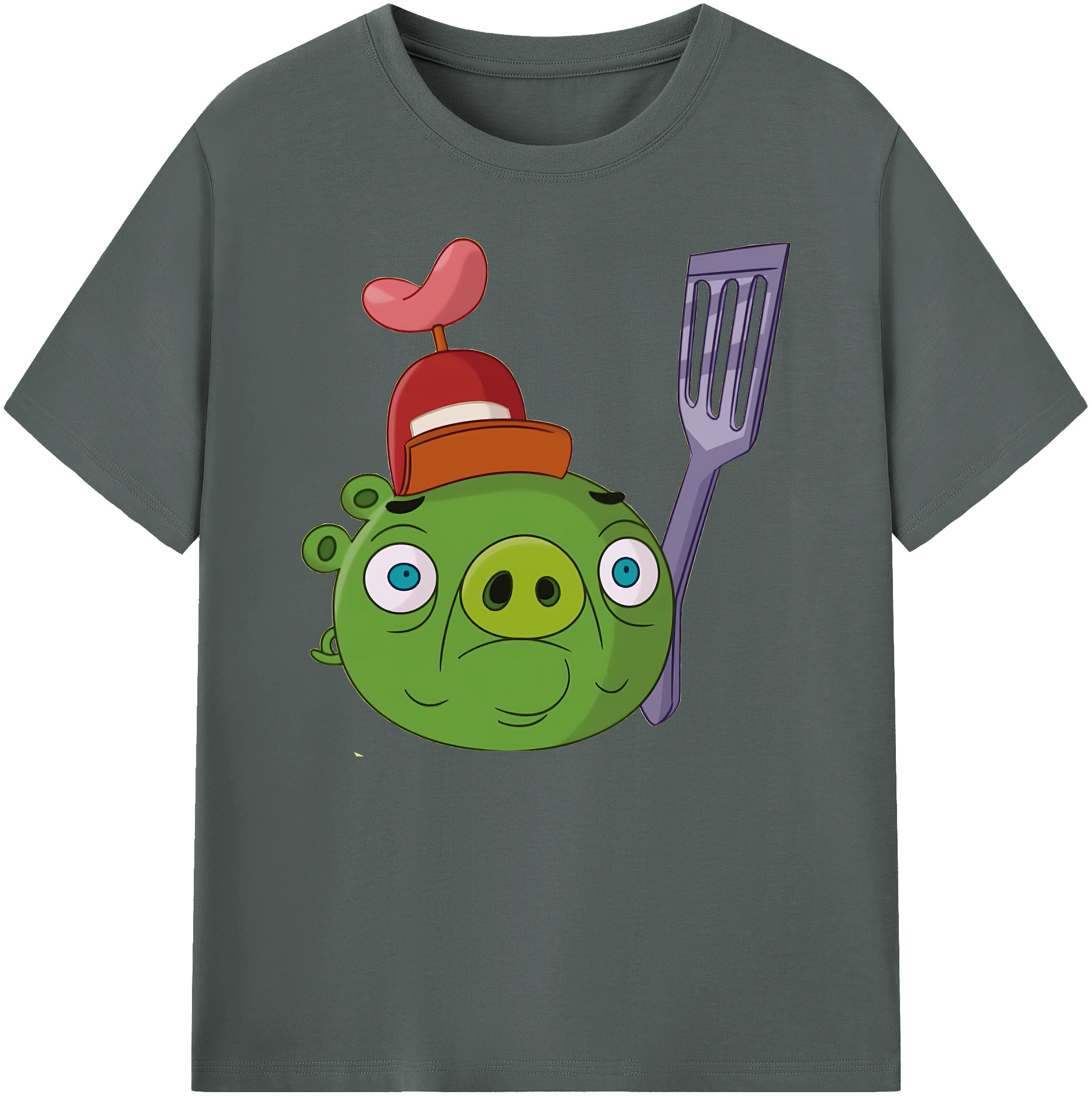 （画像用） Angry Birds アングリーバード 綿100％ メンズ半袖Tシャツ｜肌触りやわらか＆通気性